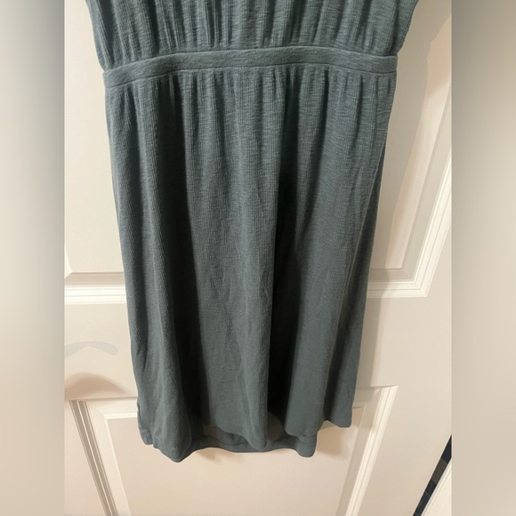 Aerie Ribbed Soft Cut Out Tie Front Dress Size Small - Picture 8 of 12